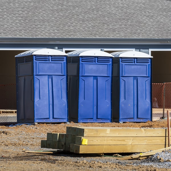 is there a specific order in which to place multiple portable restrooms in Little Browning MT